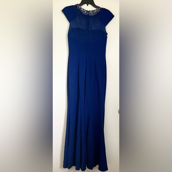 Cachet Royal Blue - Ball Gown / Prom Dress / Evening Gown- Size 4 - Picture 3 of 5